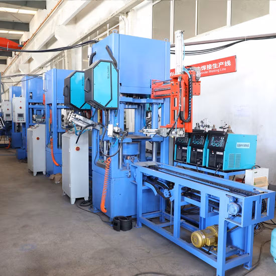 Linea di produzione di bombole di gas GPL Saldatrice per valvole per attrezzature per la produzione di carrozzerie